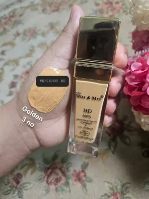 MISS & MRS HD FOUNDATION# SHADE -03-GOLDEN