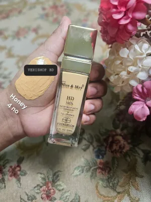 MISS & MRS HD FOUNDATION# SHADE -04-HONEY