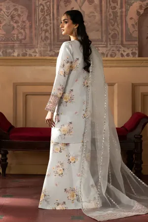 Pakistani Esra Luxury Lawn Silk Stitched 3Pcs