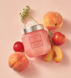 plu Perfumed Fruity Body Scrub Peach & Plum 500g	