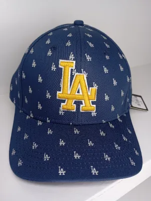 Men's N e w E r a Printed Cap (S-5)-Blue	