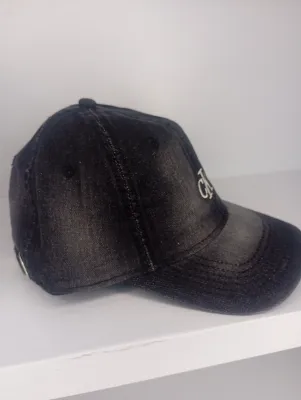 Men's C K Denim Cap (S-1)-Black	