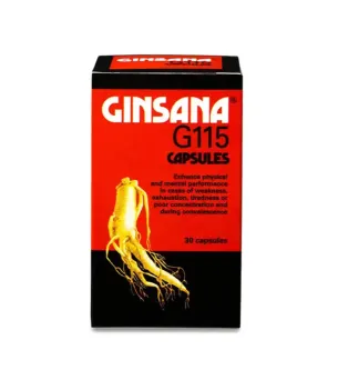 Ginsana G115 100 mg 30 Capsules