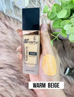 Everly Beauties Full Coverage Foundation-WARM BEIGE