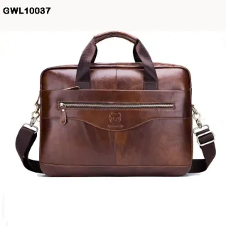 Genuine Leather Business Version Laptop Bag