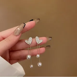 Heart Drop Dangle Earrings For Women