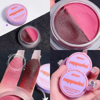 2 Color Canned Lip Mud Velvet Matte Lipstick 