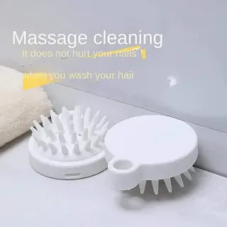 Soft Silicone Hair Brush Massage Comb 