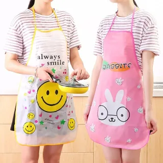 Cartoon Waterproof Kitchen Bib Aprons