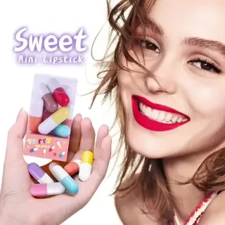 Sweet 6 Pcs Capsule Velvet Lipstick Set 