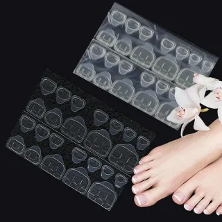 Double Sided Glue Nail Sticker(Only for Foot nails)