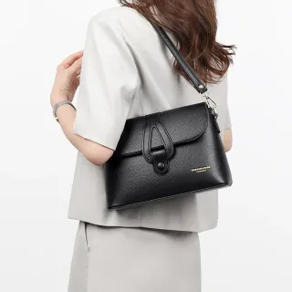 Leather Hand Bag For Women With Button HB4669