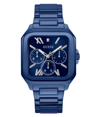 GUESS Mens Blue Multi-function Watch