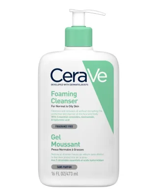 Cerave Foaming Cleanser For Normal To Oily Skin 473ml (France)