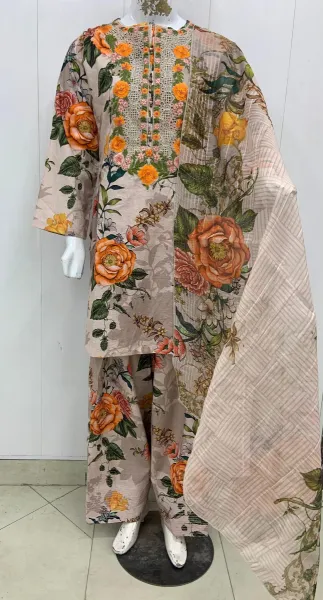 Pakistani Original Sahibas by mirza Luxury Cotton stitched 3Pcs