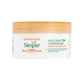 Simple Protect ‘N’ Glow rest and reset 72h hydrating gel 50ml