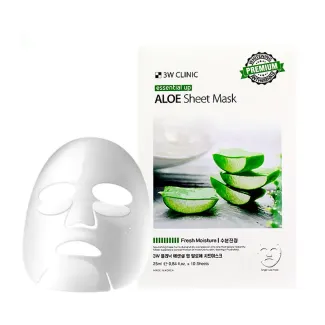 3W Clinic Essential Up Aloe Sheet Mask (25ml)