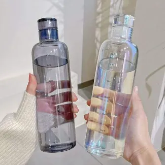 500 Ml Transparent Water Bottle 