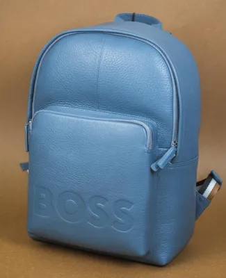 HUGO BOSS- LEATHER BACKPACK