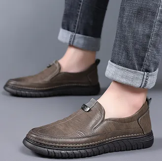 VERSATILE SOFT LEATHER CASUAL SHOES GB-0806