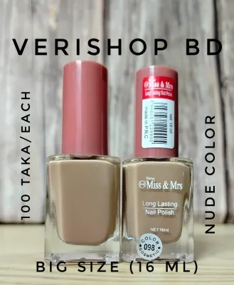  MISS & MRS NAIL POLISH (BIG SIZE)- SHADE -98 (16 ML)