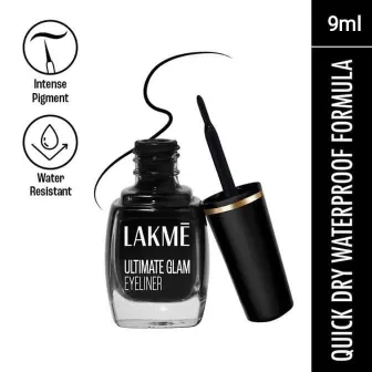 Lakmé Ultimate Glam Eye Liner 9ml - Black