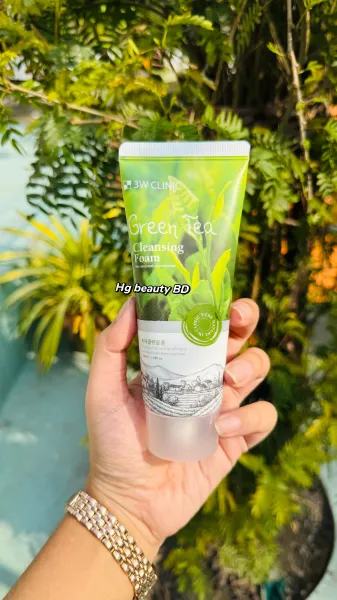 3W Clinic Green Tea Foam Cleansing 100ml