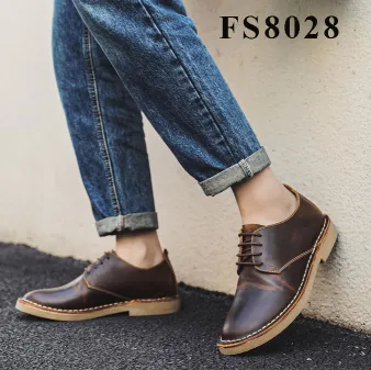 British Style Boots Genuine Leather Shoes