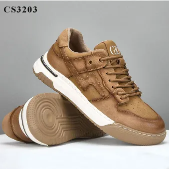 Comfortable Cowhide Mesh Leather Casual Shoes