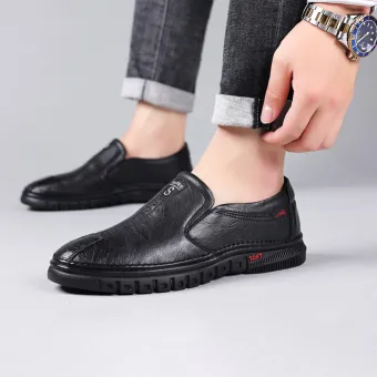 SPRING AND AUTUMN HEIGHT-ENHANCING CASUAL LEATHER SHOES GB-9706