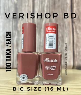  MISS & MRS NAIL POLISH (BIG SIZE)- SHADE -145 (16 ML)