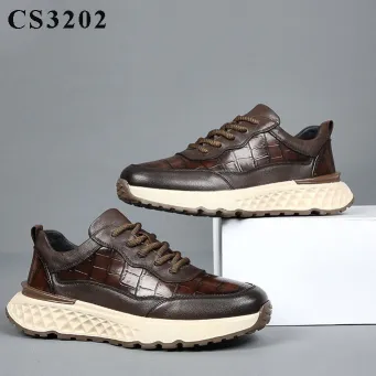 European style Genuine Leather Casual shoes
