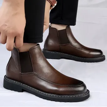 Classic Retro Style Men Chelsea Boots