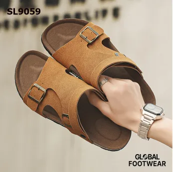 Summer men's wear resistant beach slippers