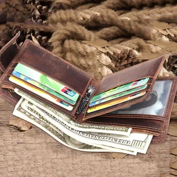European Multifunctional Genuine Leather Wallet
