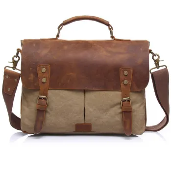 RETRO CRAZY HORSE LEATHER CROSSBODY BAG GB-1807