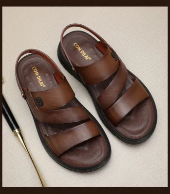 GENUINE LEATHER OUTDOOR BEACH SANDALS