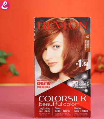 Revlon COLORSILK Beautiful Hair Color - 42 Medium Auburn 59.1ml (ITALY)