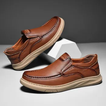 GENUINE LEATHER COMFORTABLE CASUAL SHOES