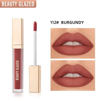 BEAUTY GLAZED TRUE MATTE LIPSTICK(112-Burgundy)