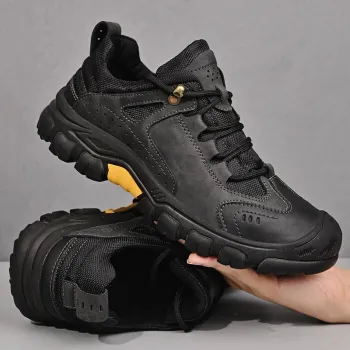 Genuine Leather Non Slip Comfortable Hiking Shoes