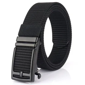 Men's Rectangular Automatic Buckle Belt