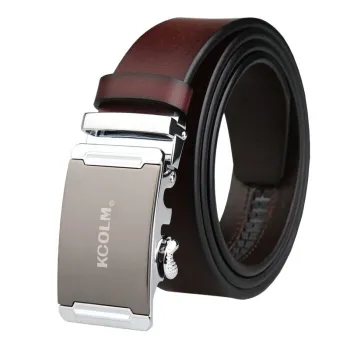 Genuine Leather Classic Buckle Belt