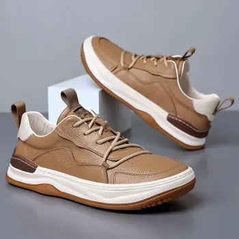 Genuine Leather Breathable Trendy Men's Shoes