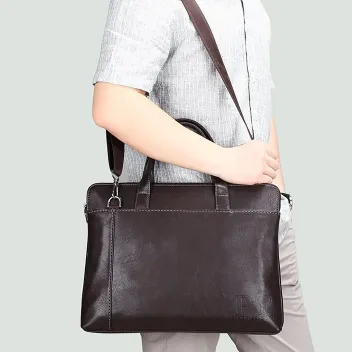 KQDAISHU PREMIUM LEATHER EXECUTIVE BAG KK077C