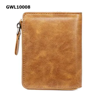 Rfid Anti-theft Brush Short Wallet