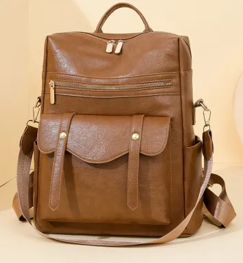 Soft Leather Backpack