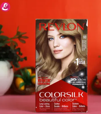 Revlon COLORSILK Beautiful Hair Color -60 Dark Ash Blonde 59.1ml (ITALY)