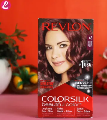 Revlon COLORSILK Beautiful Hair Color - 48 Burgundy 59.1ml (ITALY)