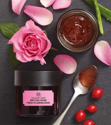 Bodyshop British Rose Fresh Plumping Mask 75ml